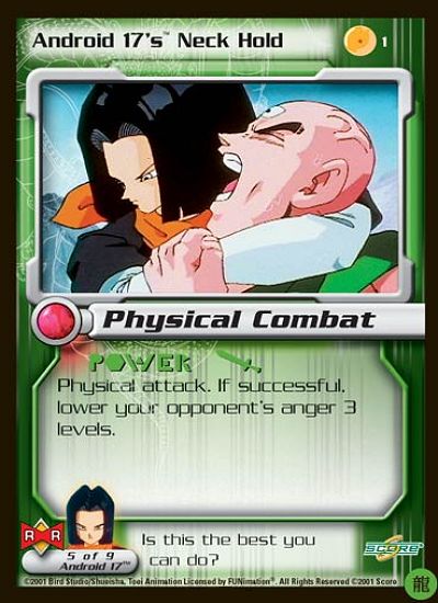 Android 17's Neck Hold