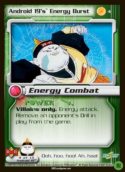 Android 19's Energy Burst