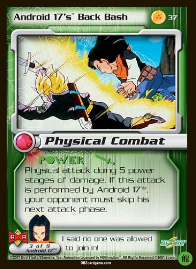 Android 17's Back Bash 37