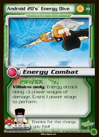 Android 20's Energy Dive 39
