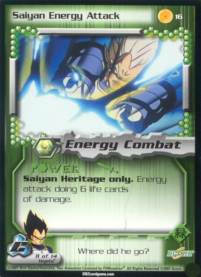 Cell Saga: Saiyan Energy Attack 16