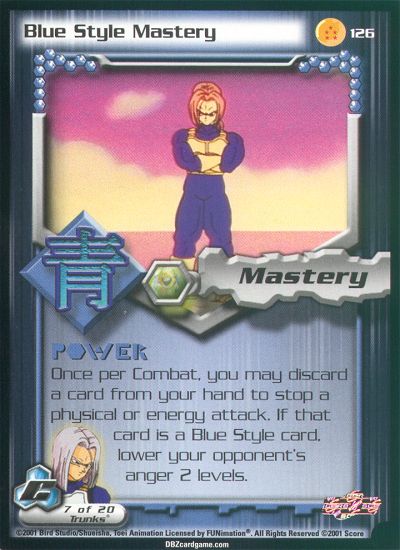 Cell Saga: Blue Style Mastery 126