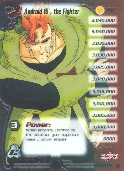Cell Saga: Android 16, the Fighter 196