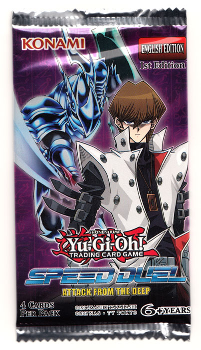 YuGiOh Speed Duel: Attack From The Deep Booster Pack